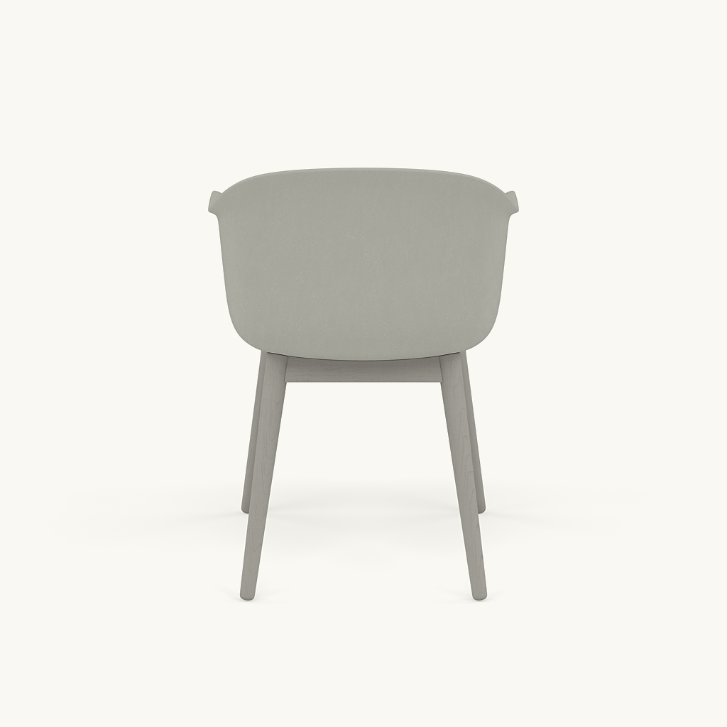 Fiber Armchair - Wood Base | An embracing comfort Fiber Armchair - Wood Base | An embracing comfort